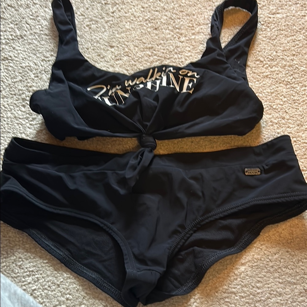Banana Moon Black Bikini Set
